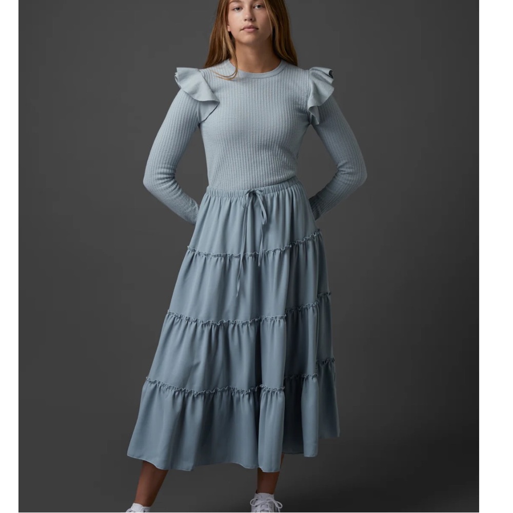 Zaikamoya textured ruffle sweater